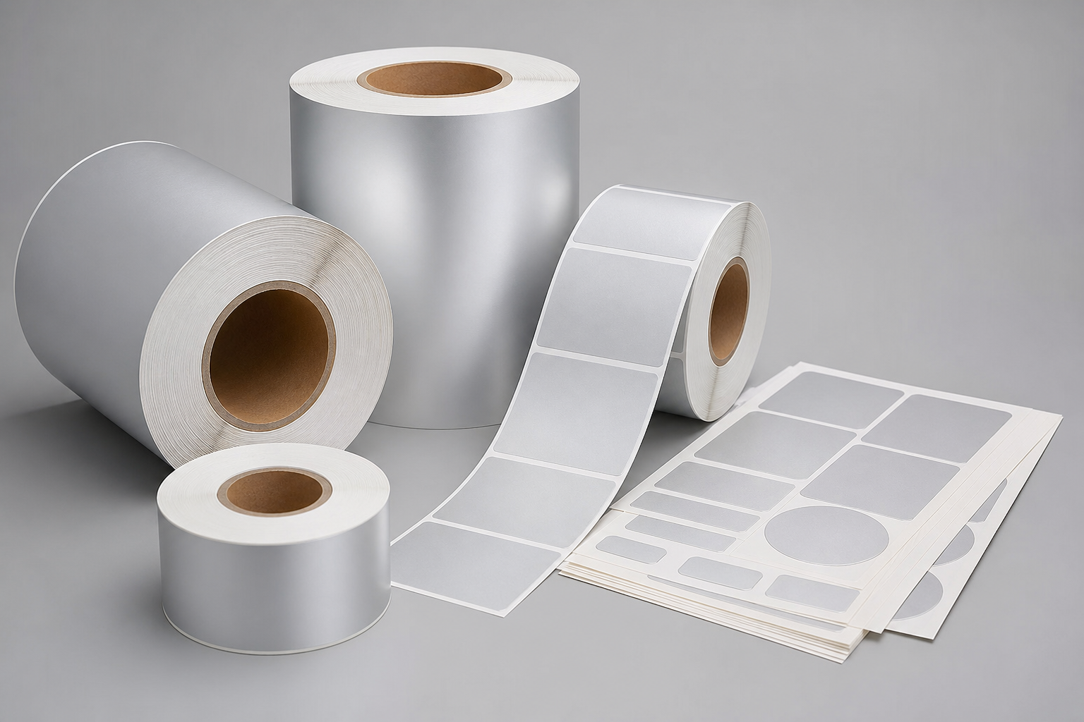 Silver Mat Etiket